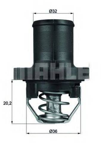 Кришка корпусу термостата TI4789 MAHLE