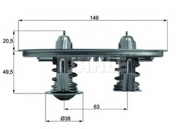 Термостат TX105 MAHLE