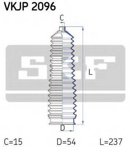 Тяга рульова, ліва VKJP2096 SKF