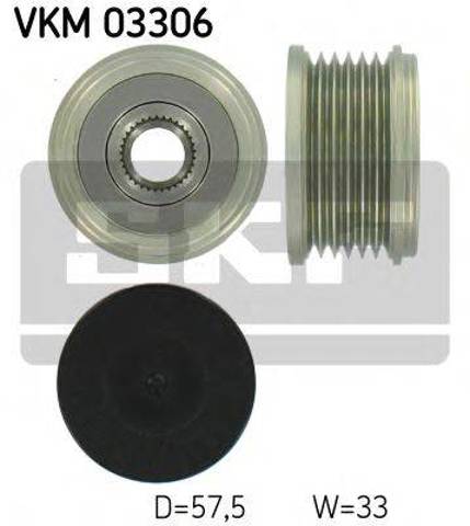 Шків генератора VKM03306 SKF