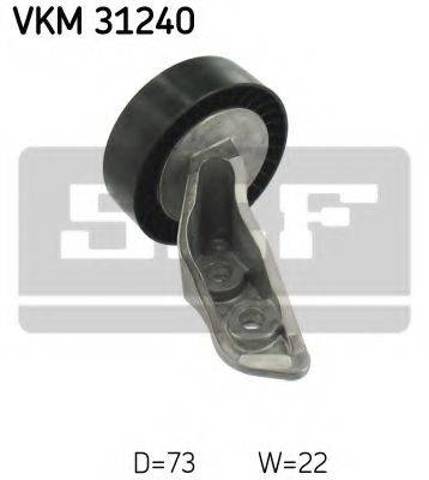 Ролик приводного ременя, паразитний VKM31240 SKF