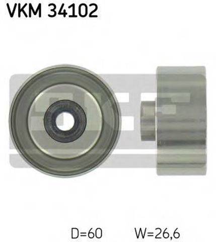 Ролик приводного ременя, паразитний VKM34102 SKF