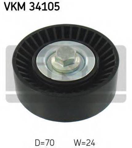Ролик приводного ременя, паразитний VKM34105 SKF