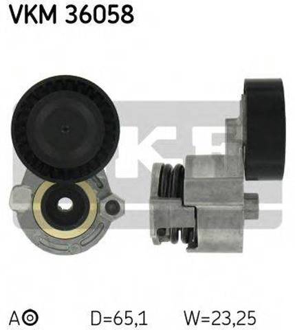 Ролик натягувача реміня агрегатів VKM36058