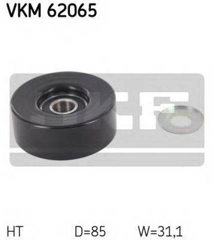 Ролик натяжителя ременя агрегатів VKM62065 SKF