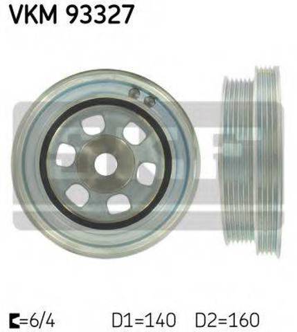 Демпферний шків колінвала VKM93327 SKF