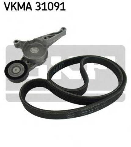 Ремінь приводний, агрегатів, комплект VKMA31091 SKF