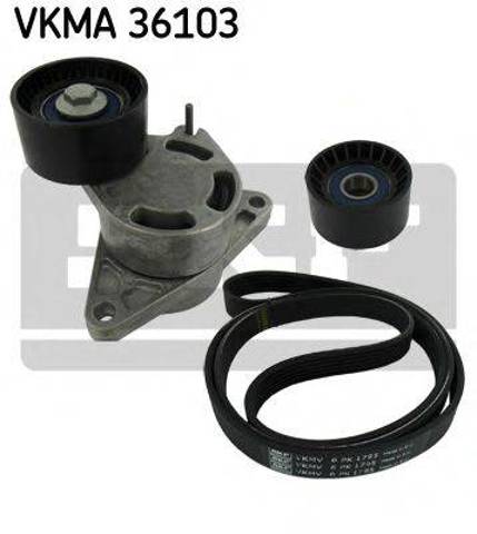 Ремінь приводний, агрегатів, комплект VKMA36103 SKF