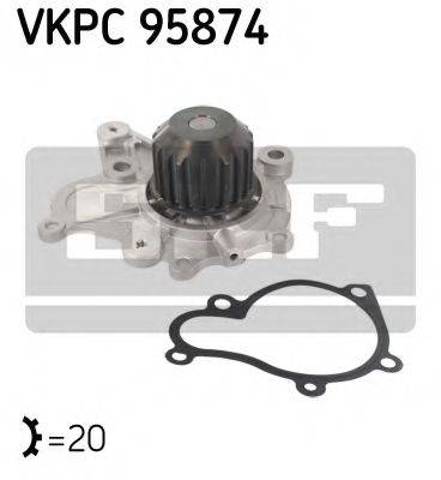Помпа охолодження VKPC95874 SKF