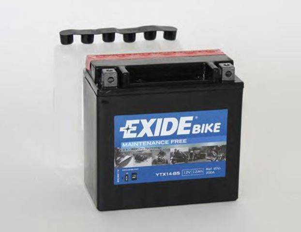 Авто акумулятор YTX14BS EXIDE
