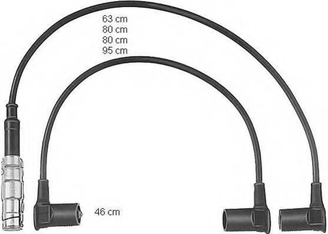 Комплект кабелів високовольтних ZEF466