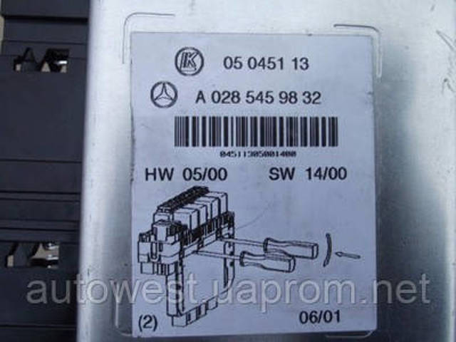 Реле запобіжників A0285459832 MERCEDES