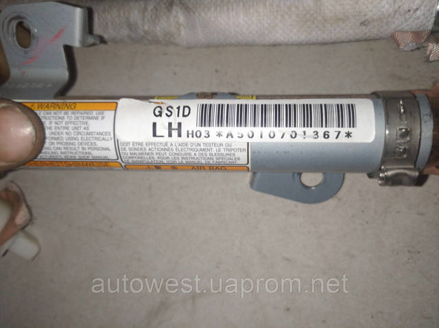 Подушка безпеки, збоку, ліва, AIRBAG GS1D57KN0E MAZDA