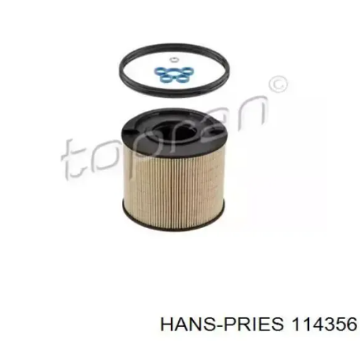 Фільтр-відстійник палива грубої очистки 114356 HANS PRIES