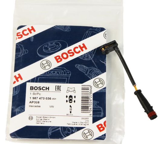 Датчик зносу гальмівних колодок, задній 1987473036 BOSCH