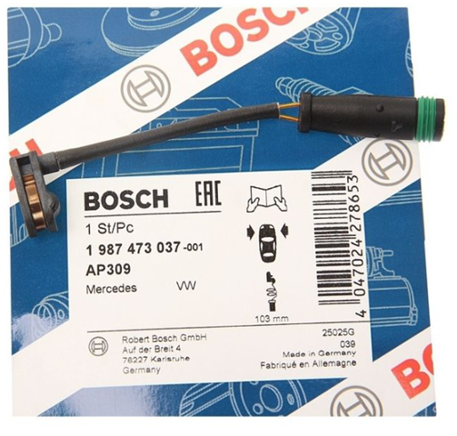 Датчик зносу гальмівних колодок, передній 1987473037 BOSCH