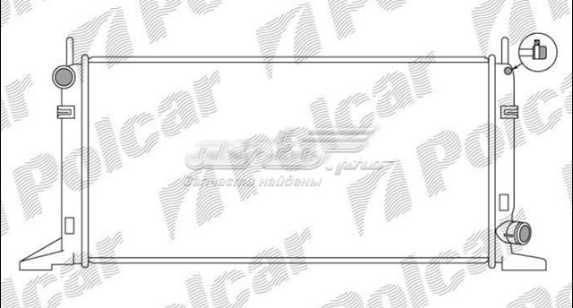Радіатор охолодження 3204084 POLCAR