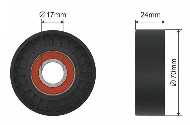 Ролик натягувача приводного ременя 540753 MAXGEAR
