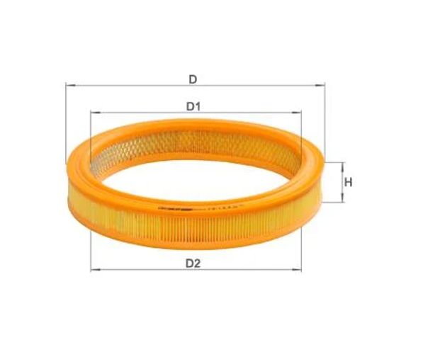 Фільтр повітряний AF0002 ALPHA FILTER