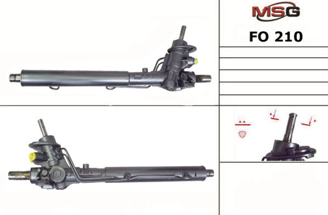 Рейковий рульовий механізм FO210 MS GROUP