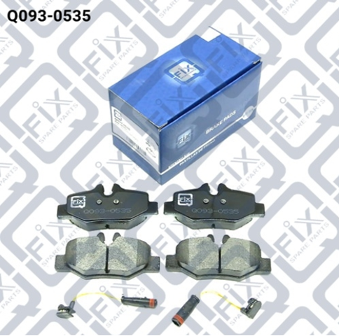 Задні дискові колодки Q0930535 Q-FIX