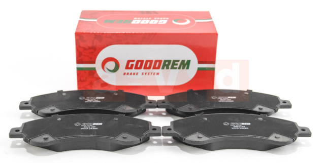 Колодки гальмівні дискові комплект RM1187 GOODREM