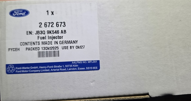 Форсунки електромагнітні 2672673 FORD