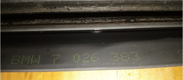Спойлер переднього бампера 51117026383 BMW