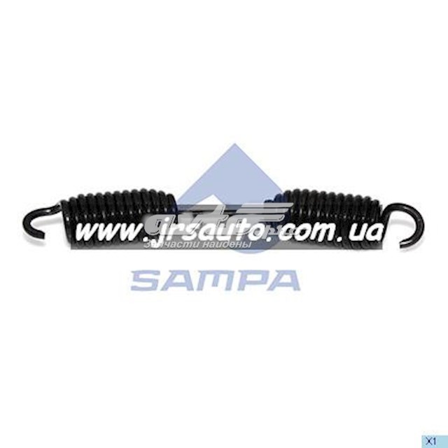 Ремкомплект гальмівних колодок 075032 SAMPA