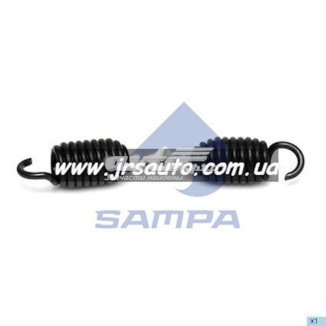 Пружина задніх барабанних гальмівних колодок 075060 SAMPA