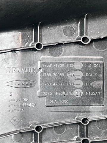 Екран двигуна 175B17170R NISSAN