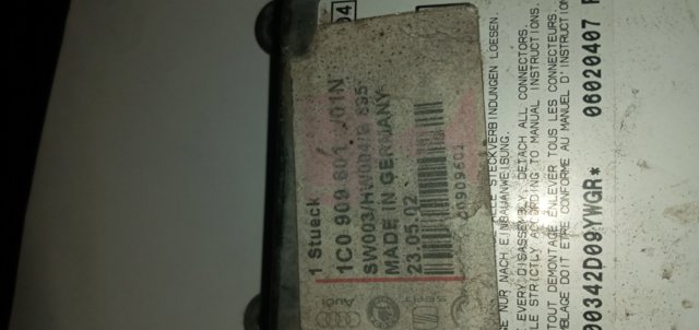 Блок управління airbag 1C0909601 VAG