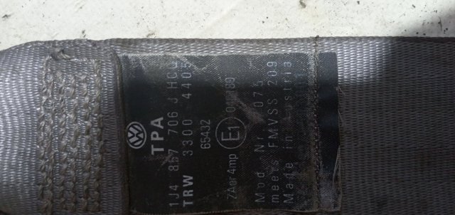 Ремені безпеки 1J4857706J VAG