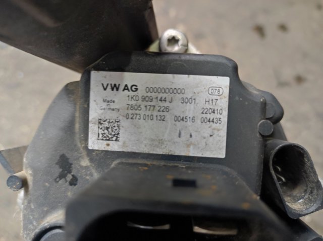 Рейковий рульовий механізм 1K0909144J VAG
