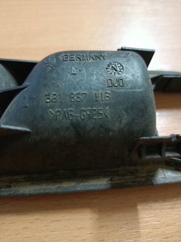 Ручка передніх дверей внутрішня, ліва 3B1837113 VAG