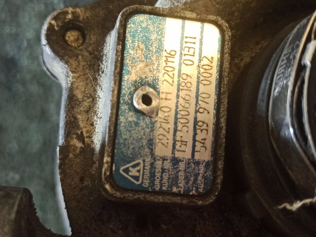 Турбонаддув 54399700002 RENAULT