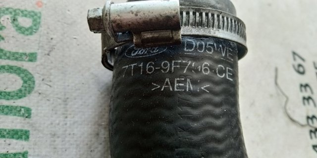 Шланг/патрубок інтеркуллера 7T169F796CE FORD