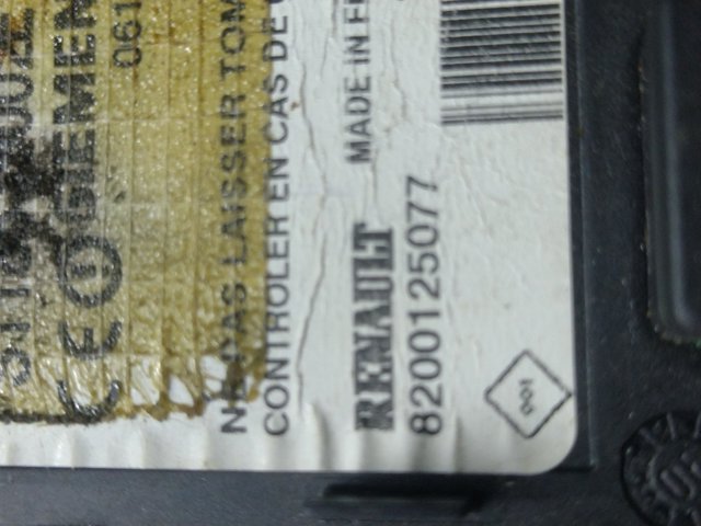 Замок запалювання 8200125077 RENAULT