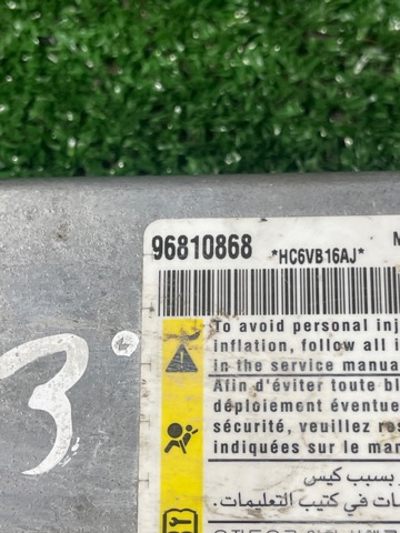 Модуль-процесор керування подушки безпеки 96810868 OPEL
