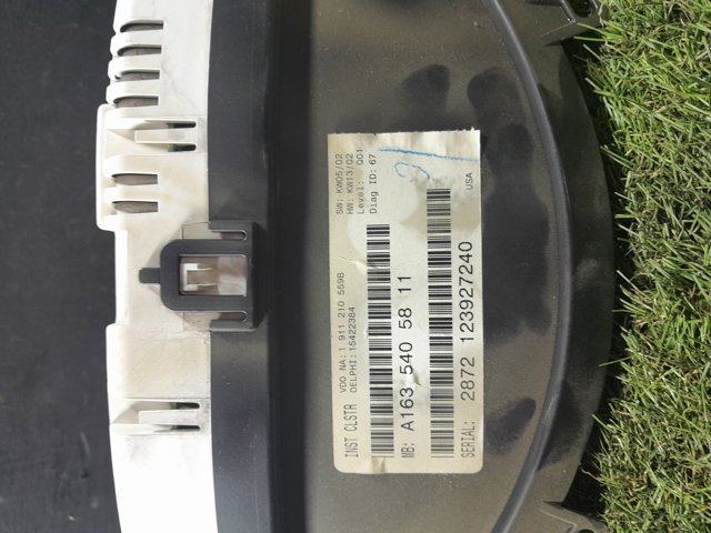 щиток приладу A1635405811 MERCEDES