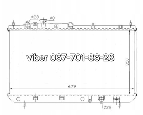 Підвіска радіатора FP8815200A MAZDA