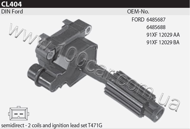 Котушка CL404 TESLA