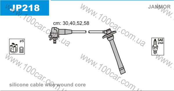 Дріт високовольтний JP218 JANMOR
