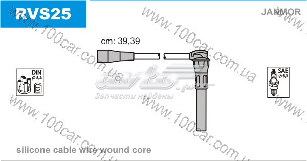 Дроти запалювання RVS25 JANMOR