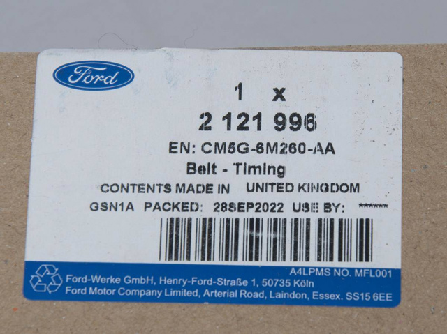 Комплект ГРМ 2121996 FORD