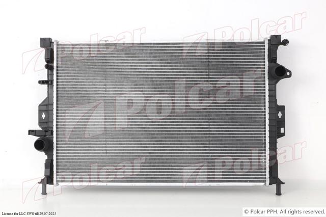 Радіатор двигуна 3219084 POLCAR