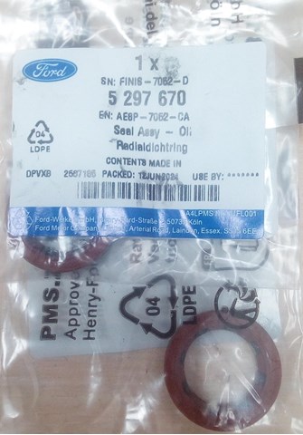 Сальник АКПП/КПП, вхідного/первинного валу 5297670 FORD