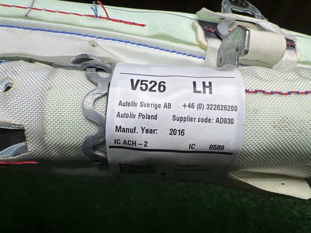 Подушка безпеки, збоку ліва айрбег 32384983 VOLVO