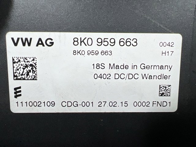Стабілізатор напруги 8K0959663 PORSCHE