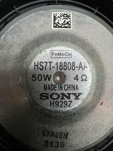 Динамік передньої двері HS7Z18808A FORD